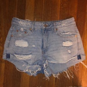 H&M ripped Jean shorts